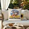 Summer Pillow Covers 18x18 Inch Funny Gnome Throw Pillow Case Summer Cushion Case for Home Sofa Living Room Farmhouse Decorations